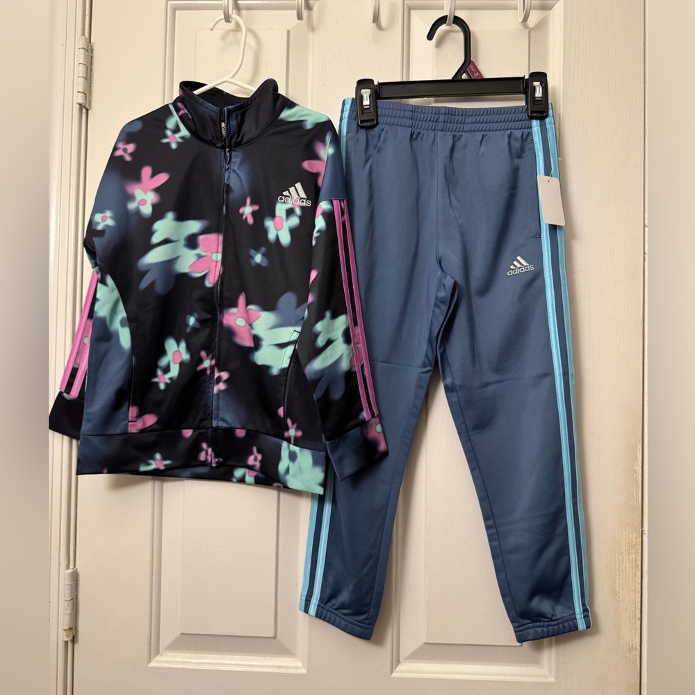 Adidas Blue and Light Blue 2-Piece Set